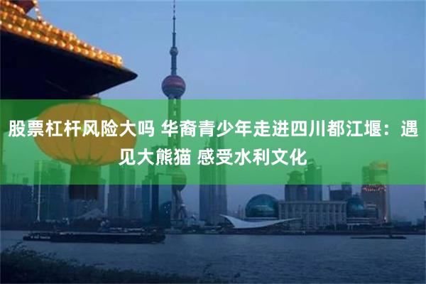 股票杠杆风险大吗 华裔青少年走进四川都江堰：遇见大熊猫 感受水利文化