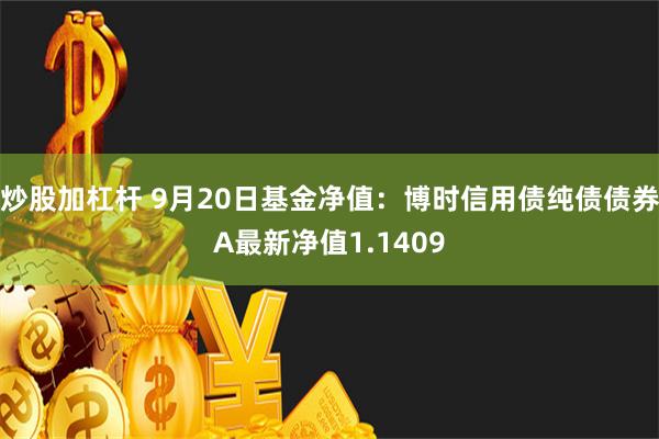 炒股加杠杆 9月20日基金净值：博时信用债纯债债券A最新净值1.1409