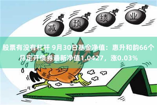 股票有没有杠杆 9月30日基金净值：惠升和韵66个月定开债券最新净值1.0427，涨0.03%