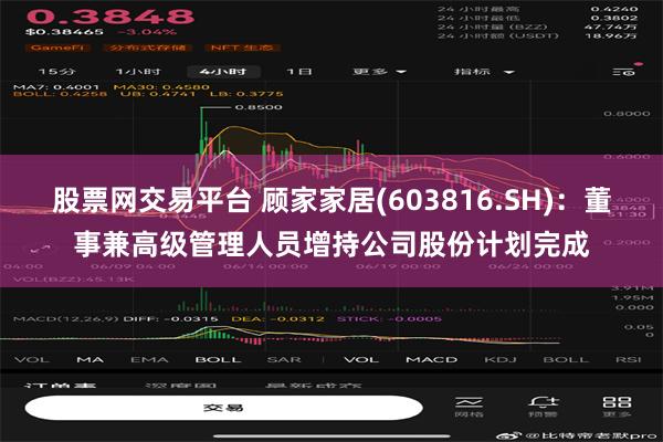 股票网交易平台 顾家家居(603816.SH)：董事兼高级管理人员增持公司股份计划完成