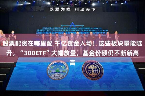 股票配资在哪里配 千亿资金入场！这些板块量能陡升，“300ETF”大幅放量，基金份额仍不断新高