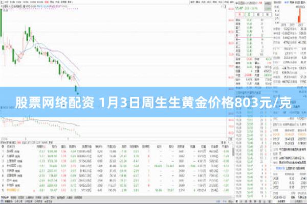 股票网络配资 1月3日周生生黄金价格803元/克